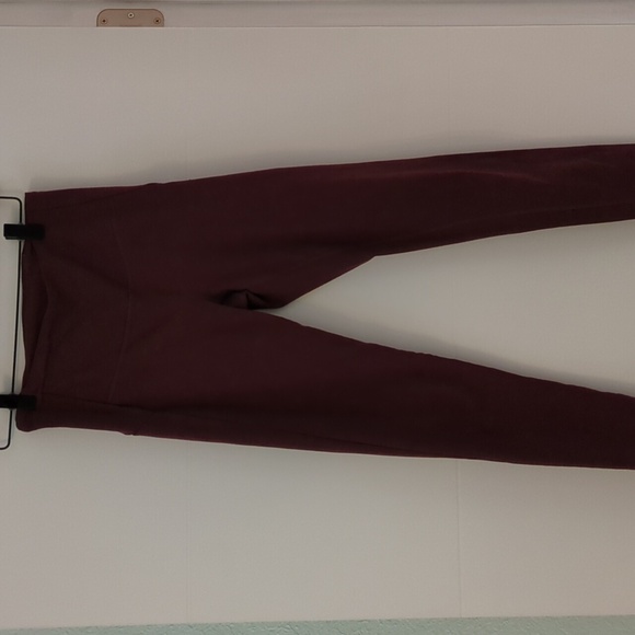 Prana high waist burgundy Strechy leggings - Picture 1 of 5
